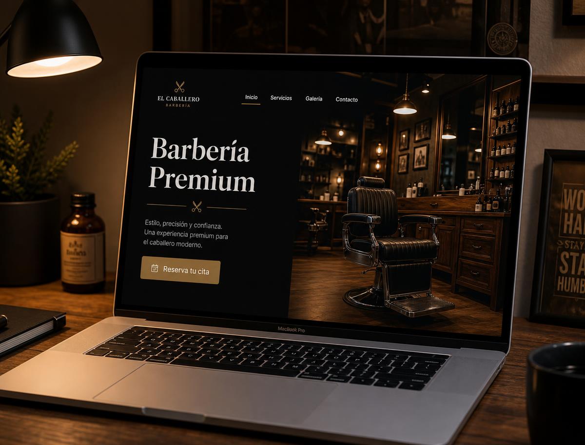 Ejemplo de diseño web: Negocio local — Estilo cercano
